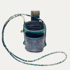 Clearance Claris Virot Double Marcus Case Blue Lagoon Python