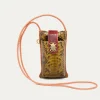 Shop Claris Virot Double Marcus Case Kaki Burgundy Mix Python