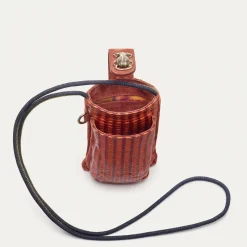 Hot Claris Virot Double Marcus Case Anko Brick Embossed Woven Leather