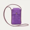 Best Sale Claris Virot Emile Sunglasses Case Purple Leather