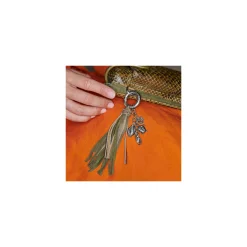Online Claris Virot Fred Key Holder Kaki Leathers