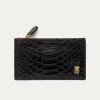 Clearance Claris Virot Helena Wallet Black Python