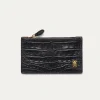Hot Claris Virot Helena Wallet Black Croco