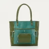 Cheap Claris Virot Hugo Bag Lime Leather And Velvet
