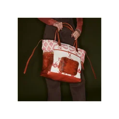 Store Claris Virot Hugo Bag Red Dragon Timor Fabric