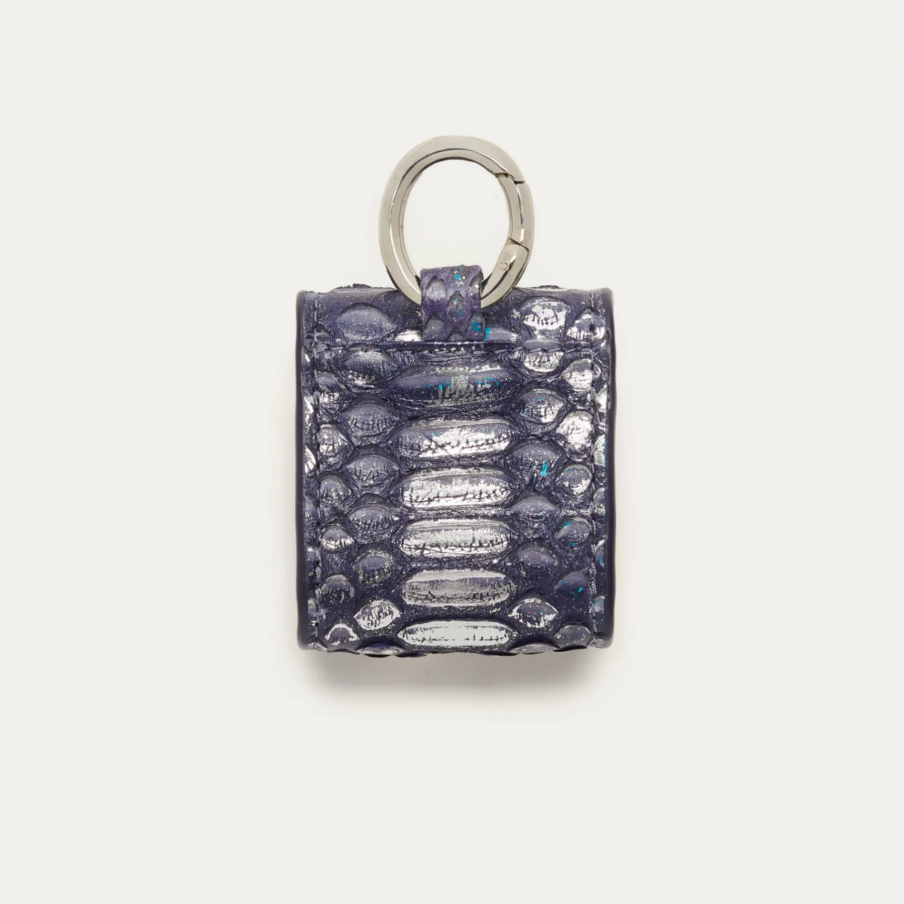 New Claris Virot Jamie Airpods Cases Ice Blue Metallic Python