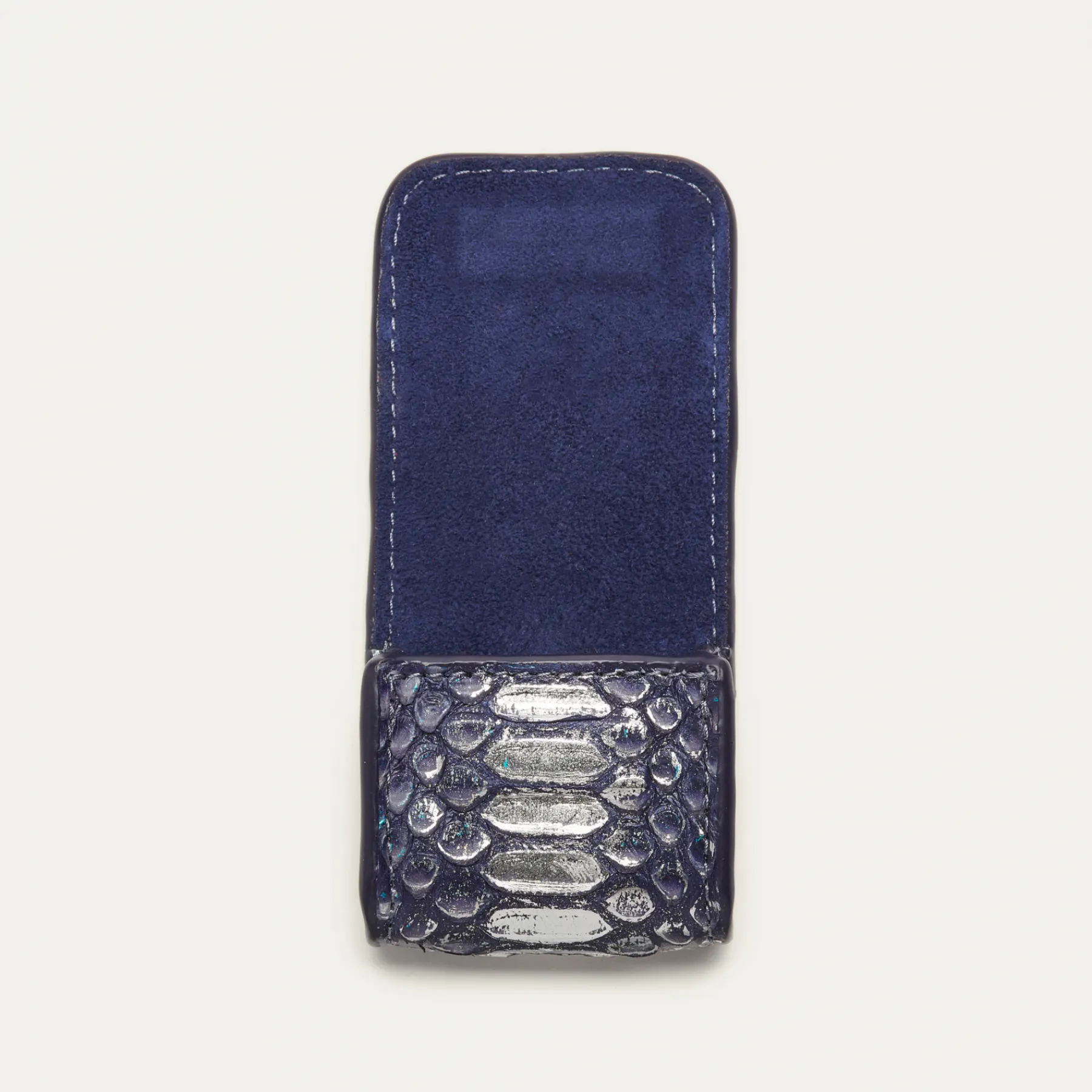 New Claris Virot Jamie Airpods Cases Ice Blue Metallic Python