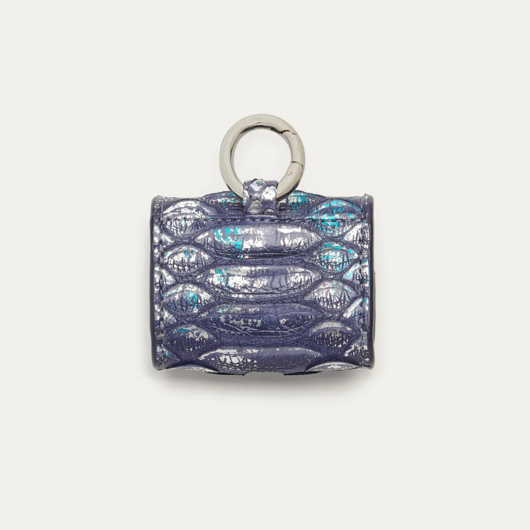 New Claris Virot Jamie Airpods Cases Ice Blue Metallic Python