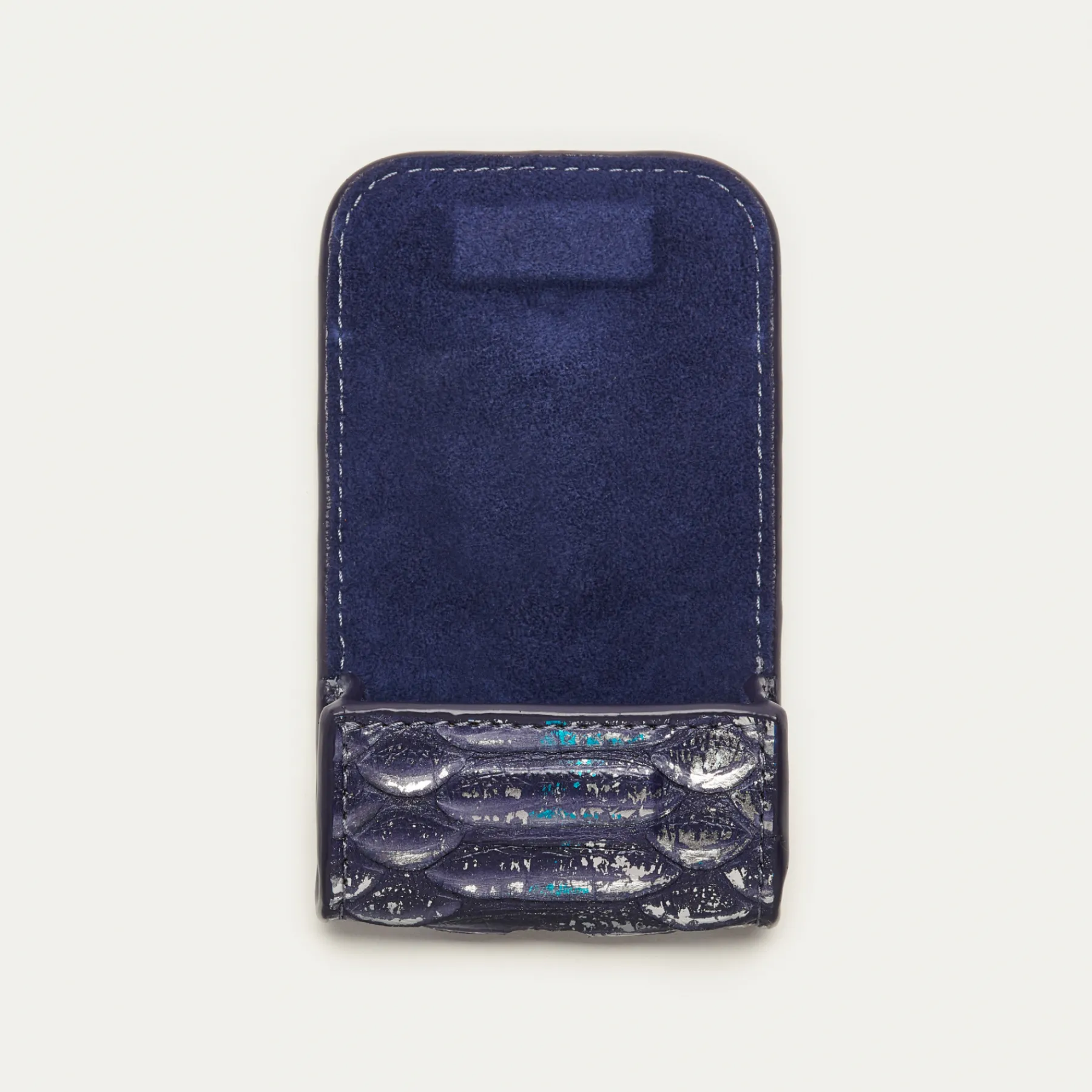 New Claris Virot Jamie Airpods Cases Ice Blue Metallic Python
