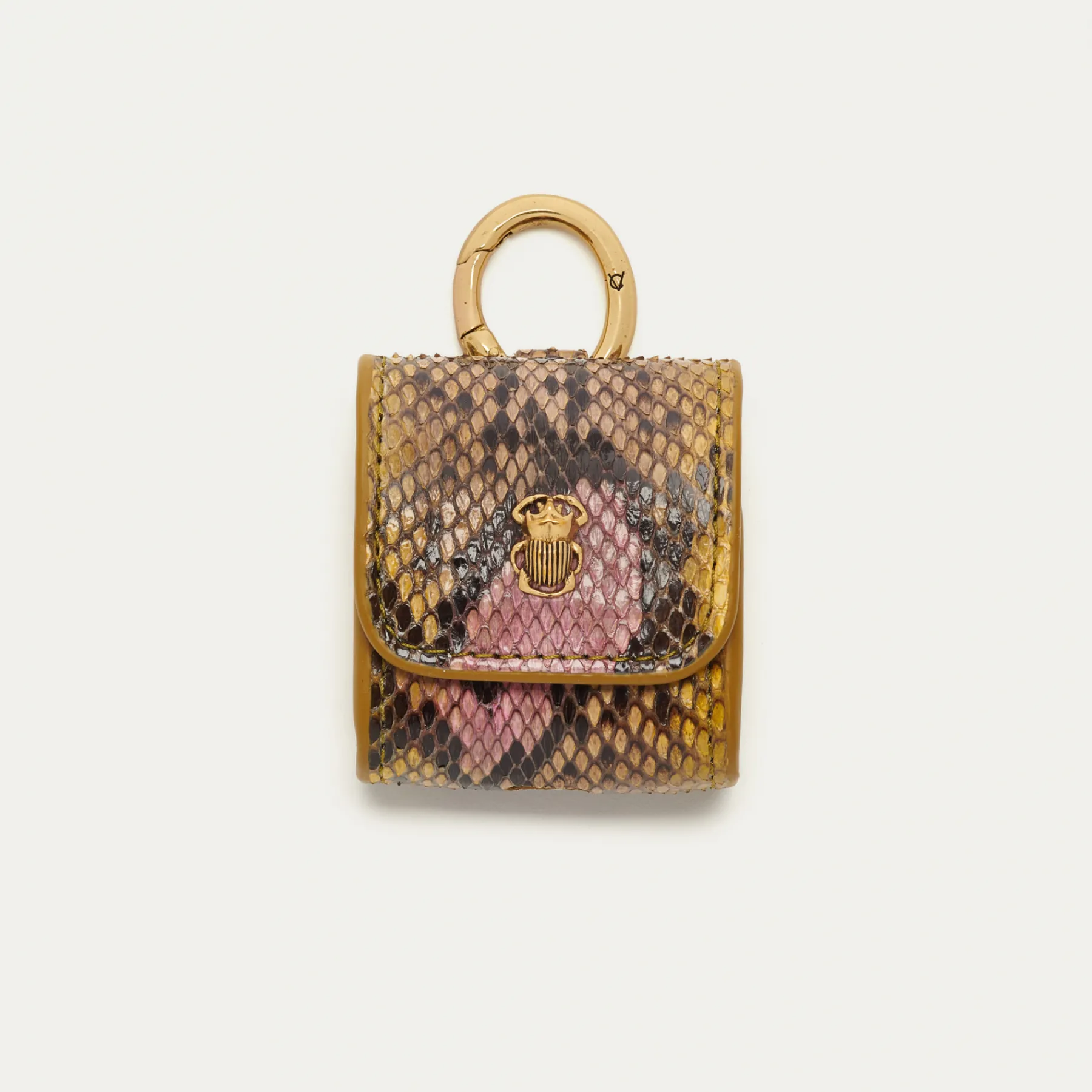 Shop Claris Virot Jamie Airpods Cases Stone Hand Painted Python