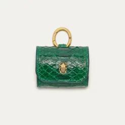 Fashion Claris Virot Jamie Airpods Cases Grass Green Python