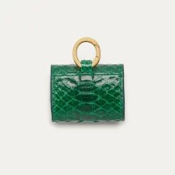 Fashion Claris Virot Jamie Airpods Cases Grass Green Python