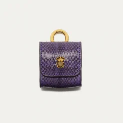 Shop Claris Virot Jamie Airpods Cases Violet Watersnake