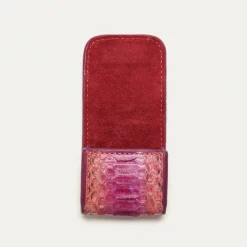 Flash Sale Claris Virot Jamie Airpods Cases Pink Burgundy Python
