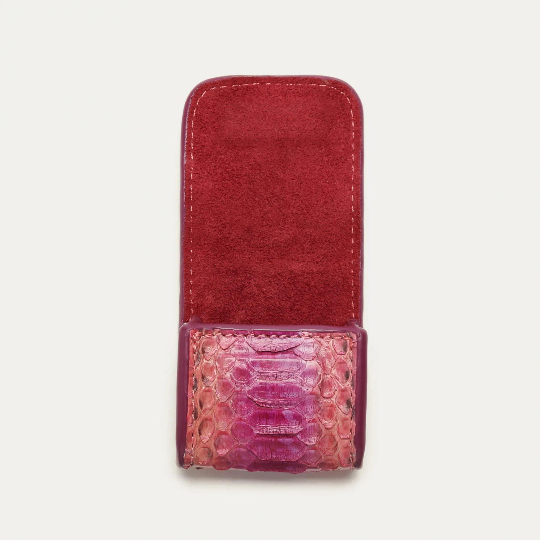 Flash Sale Claris Virot Jamie Airpods Cases Pink Burgundy Python