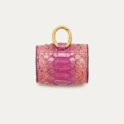 Flash Sale Claris Virot Jamie Airpods Cases Pink Burgundy Python