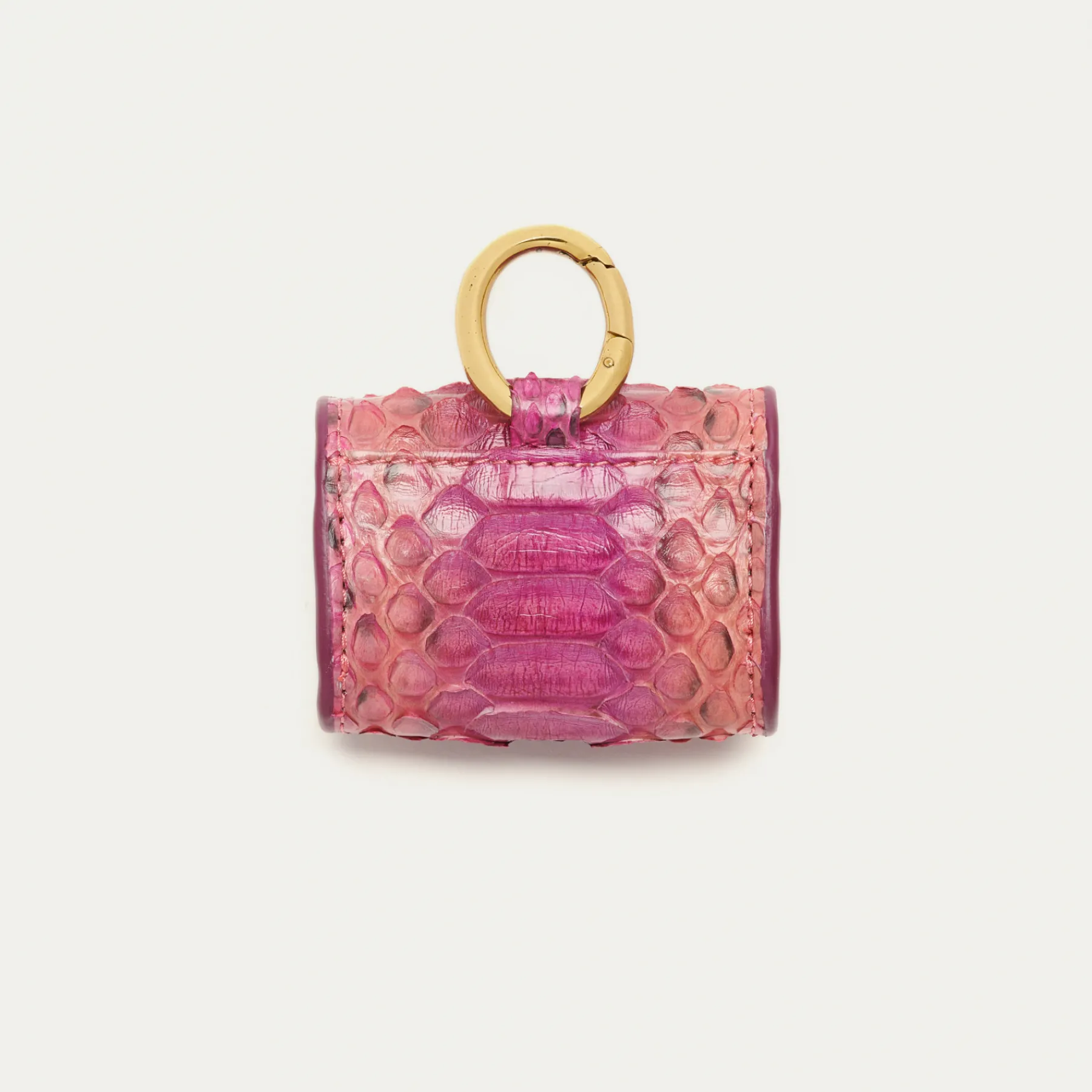 Flash Sale Claris Virot Jamie Airpods Cases Pink Burgundy Python