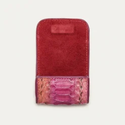 Flash Sale Claris Virot Jamie Airpods Cases Pink Burgundy Python