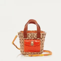 Best Claris Virot Joe Bag Orange Hyacinth Leaf