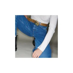 Cheap Claris Virot Leather Belt Tobacco Leather