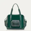 Online Claris Virot Leo Bag Forest Green Python
