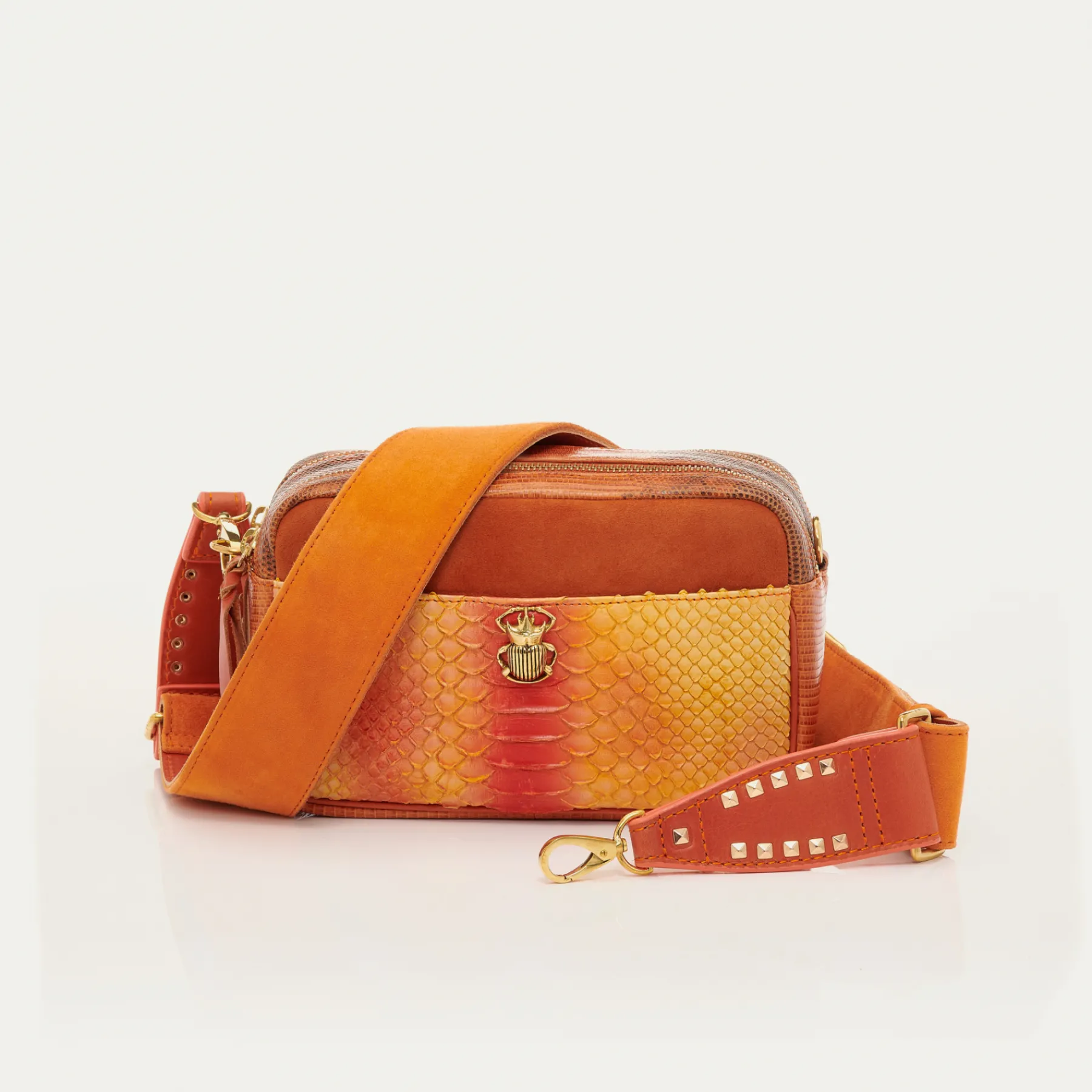 Online Claris Virot Lily Bag Red Orange Tatsu Python