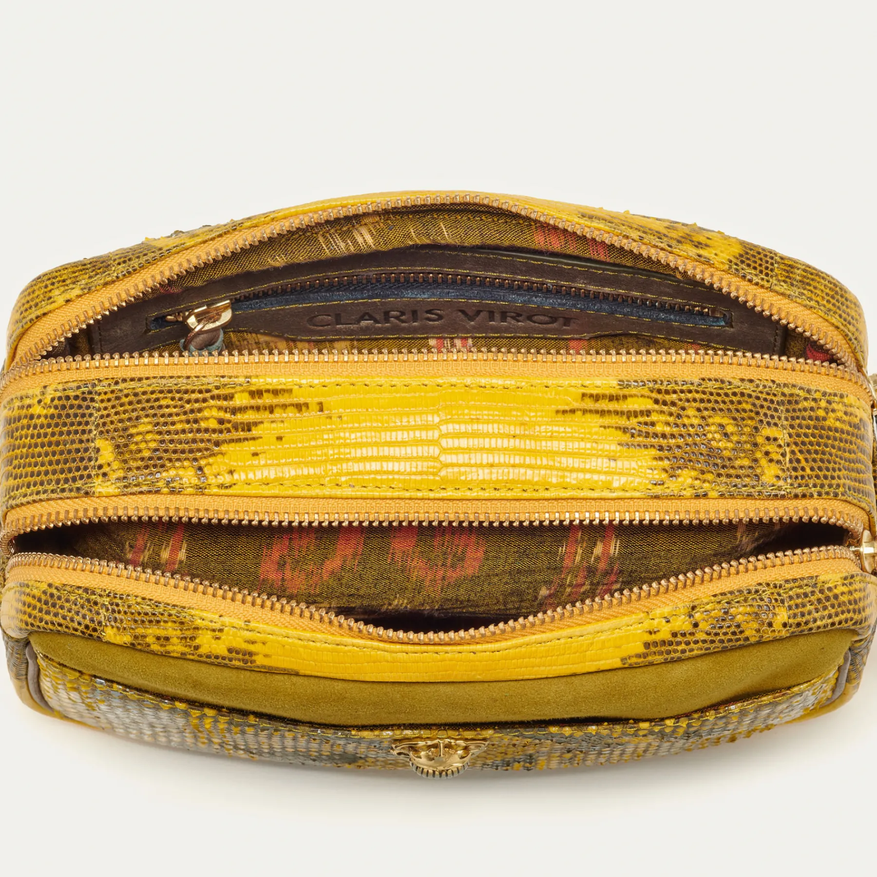 Discount Claris Virot Lily Bag Yellow Imperial Samurai Python