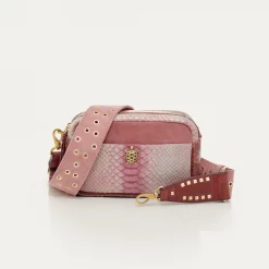 Cheap Claris Virot Lily Bag Burgundy Python