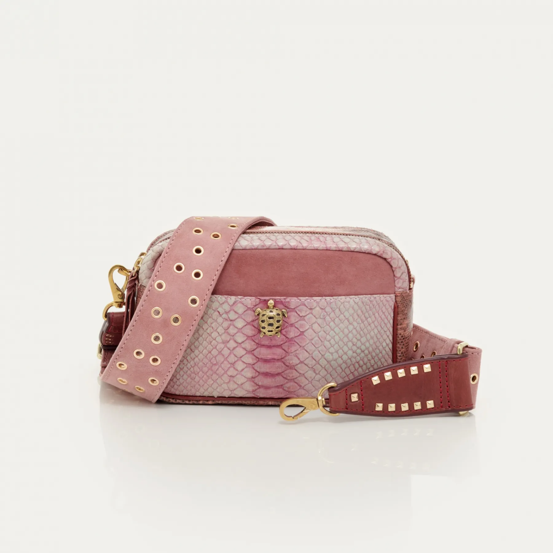 Cheap Claris Virot Lily Bag Burgundy Python