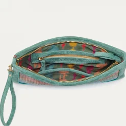 Discount Claris Virot Lou Clutch Harlequin Leather