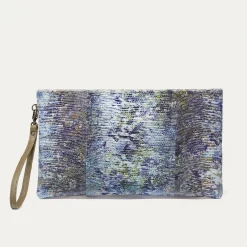 Shop Claris Virot Lou Clutch Camo Renaissance Lizard