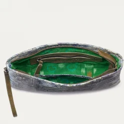 Shop Claris Virot Lou Clutch Camo Renaissance Lizard