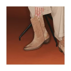 Flash Sale Claris Virot Lucienne Boots Olive Embroidered Leather