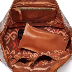 Online Claris Virot Marny Bag Moka Python