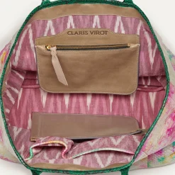 Discount Claris Virot Marny Bag Multicolor Tie And Dye Python