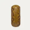 Fashion Claris Virot Maya Case Dark Khaki Python