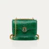 Sale Claris Virot Mini Ava Bag Grass Green Python