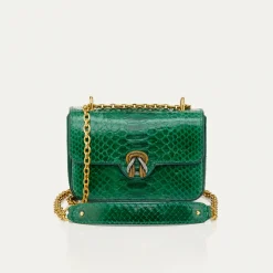 Sale Claris Virot Mini Ava Bag Grass Green Python
