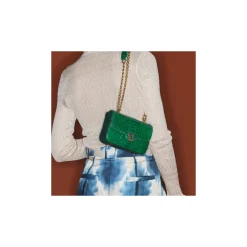 Sale Claris Virot Mini Ava Bag Grass Green Python