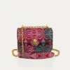 Sale Claris Virot Mini Ava Bag Timor Fabric Tie Dye Green And Pink
