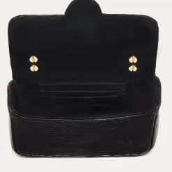 Cheap Claris Virot Mini Ava Bag Black Python