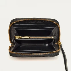 Best Claris Virot Mini Bob Wallet Black Python