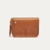 Clearance Claris Virot Mini Bob Wallet Bark Lizard