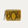 Best Sale Claris Virot Mini Bob Wallet Yellow Imperial Samurai Python