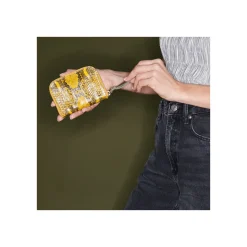 Best Sale Claris Virot Mini Bob Wallet Yellow Imperial Samurai Python