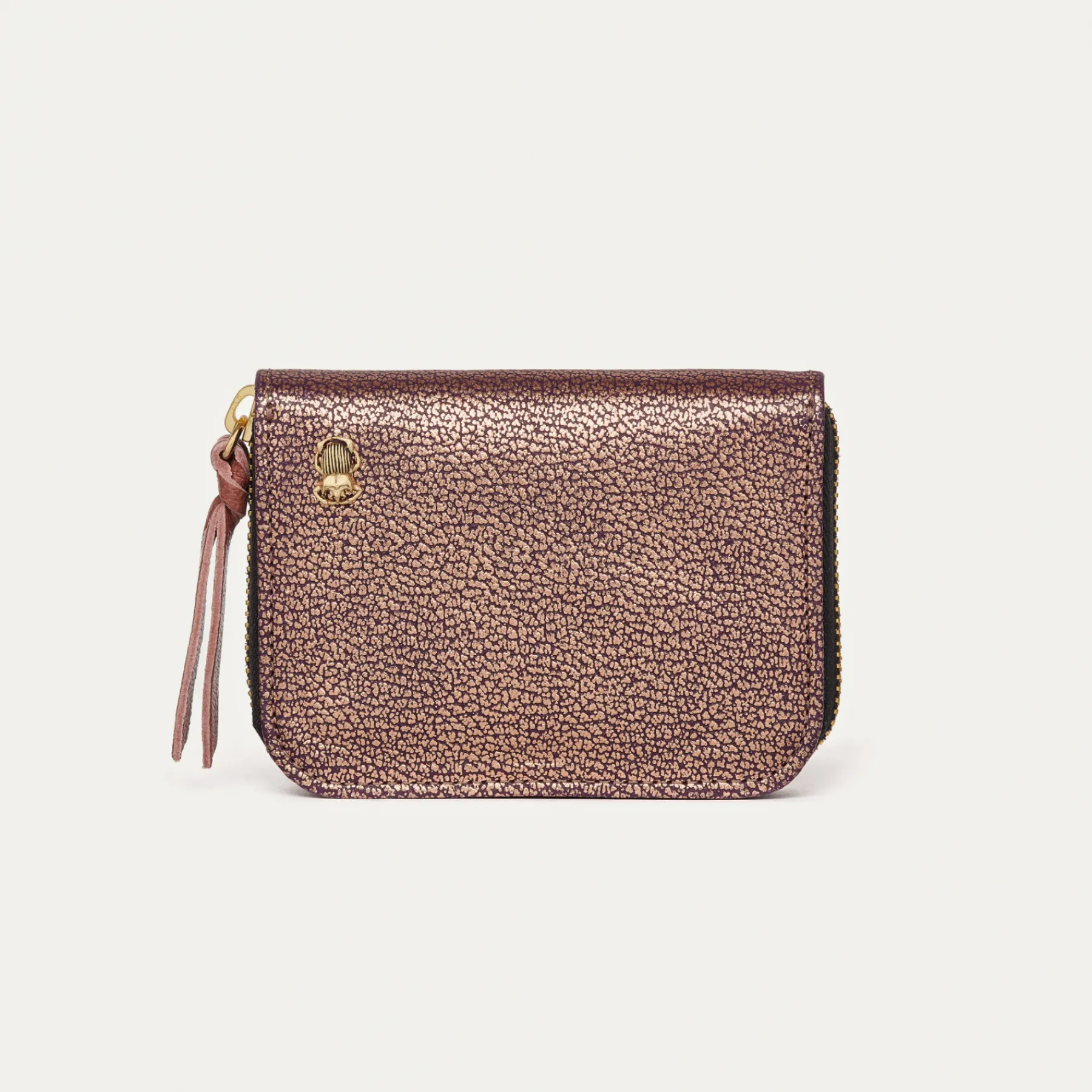 Shop Claris Virot Mini Bob Wallet Do Copper Leather