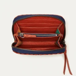 Online Claris Virot Mini Bob Wallet Anko Brick Embossed Woven Leather
