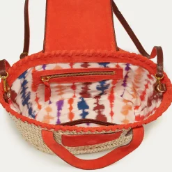 Best Claris Virot Mini Zoe Bag Leopard Wicker And Leather