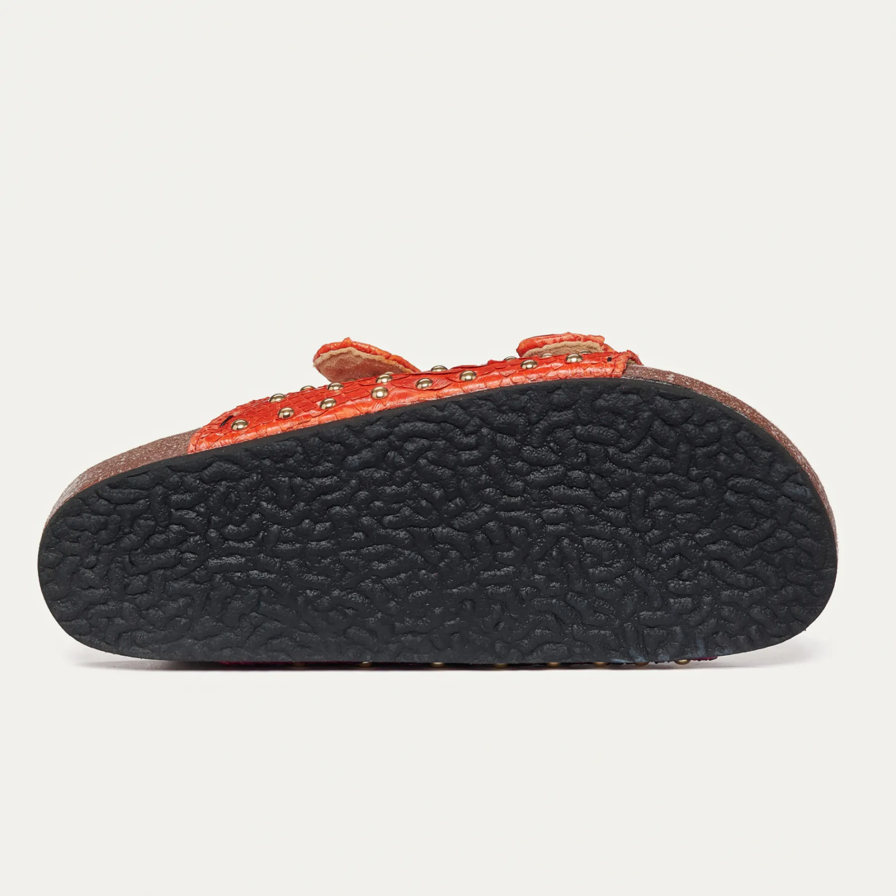 Outlet Claris Virot Odette Sandals Shaded Red Levant Python