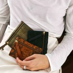 Store Claris Virot Olivia Coin Holder Kaki Python